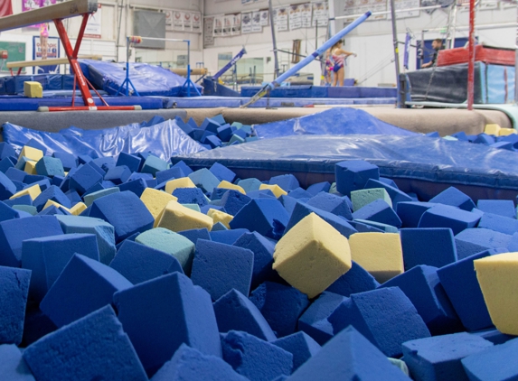 Zenith Gymnastics - Charlotte, NC. Zenith's Foam Pit