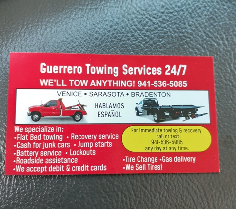 Guerrero's Towing Service LLC - Sarasota, FL