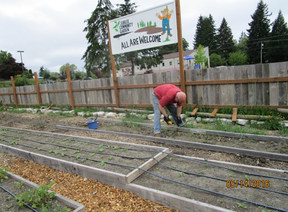 First Lutheran Community Church - Port Orchard, WA. Jubilee Community Garden Sign says it all :)