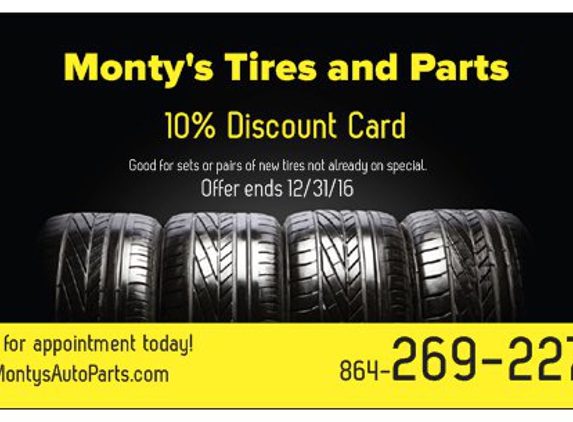 Monty's Auto Service and Parts - Easley, SC