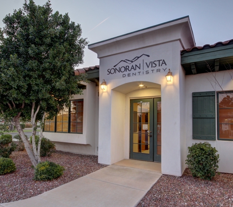 Sonoran Vista Dentistry - Gilbert, AZ. Side view office entrance Gilbert's top dental implant specialist Sonoran Vista Dentistry