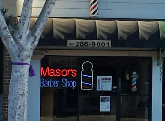 Masors Barber Shop - Temple City, CA. Outside