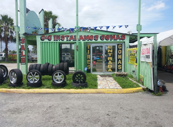 CC Tire Repair - West Palm Beach, FL. C & C Tires and Repair - New, Used, A/C, Brakes, Oil Change