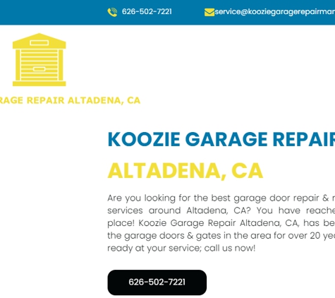 Koozie Garage Repair in Altadena * - Altadena, CA