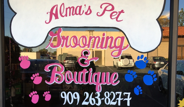 alma's pet grooming and boutique - Chino, CA. Call or text for your appointment today����