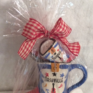 Gotta Gotta Have It - Nashville, TN. Nashville Boot Wrapped Mug with goodies. gottagottahaveit.com