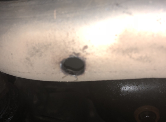 Gratiot Goodyear Roseville Auto Center - Roseville, MI. Perfectly round hole from a drill not bolt