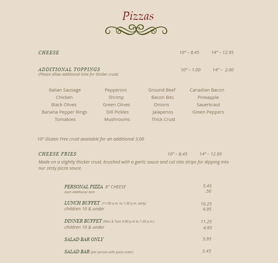 Old World Pizza - Inver Grove Heights, MN 55076