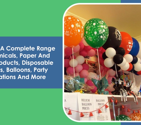 Rosebud Packaging Supplies - Rosebud, VIC. We Carry A Complete Range Of Chemicals, Paper & Plastic Products, Disposable Supplies, Party Decorations And More