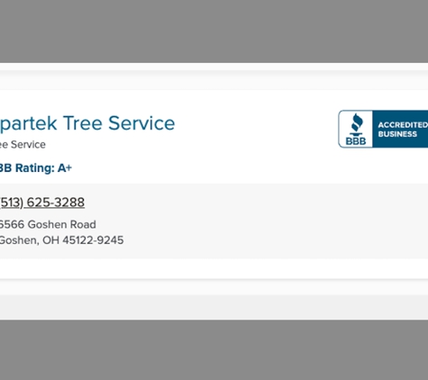 Spartek Tree Service - Goshen, OH