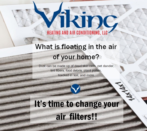 Viking Heating and Air Conditioning - Chandler, AZ. Time to change your air filters!!