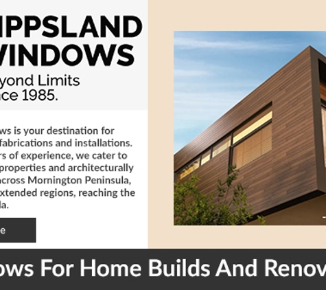 Gippsland Windows - Morwell, VIC. Windows For Home Builds And Renovations