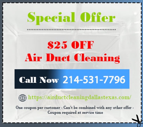 Air Duct Cleaning of Dallas - Dallas, TX. coupon