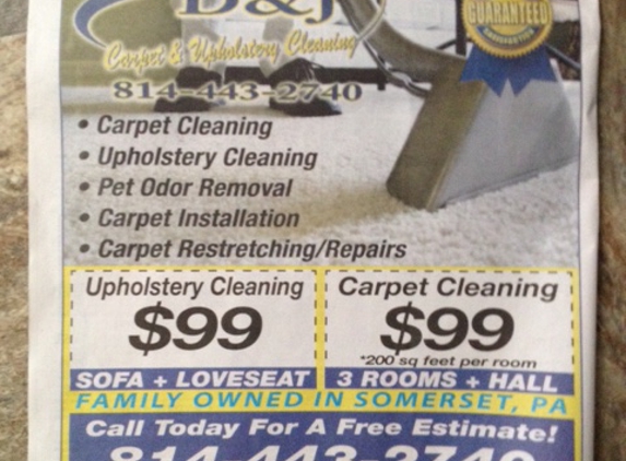 D&J Carpet Cleaning - Friedens, PA