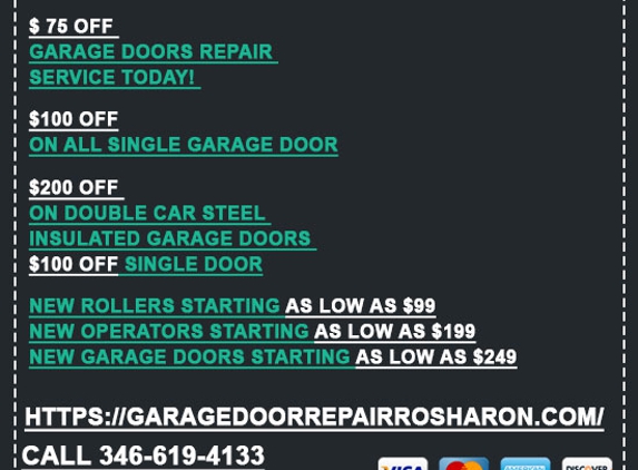 Garage Door Repair Rosharon - Rosharon, TX