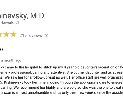 Anya Kishinevsky, M.D. - Norwalk, CT