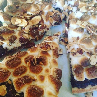 Johnny Garlic's - Roseville, CA. Delicious S'mores Pizza. Enough for 2 or 3 people.