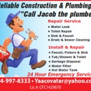 Reliable Construction & Plumbing - Plumbers