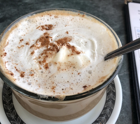 Alma's Cafe - Allenton, WI. Brown sugar cappuccino  just two aggies stopping!! Food was so yummy and great northern hospitality! A must!! Muy rico