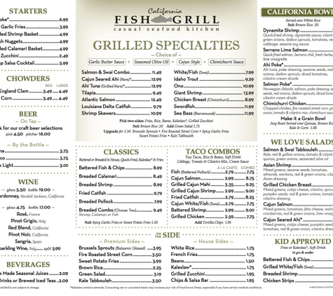 California Fish Grill - Downey, CA