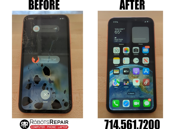 Robots Repair - Placentia, CA. iPhone 11 Screen Repair