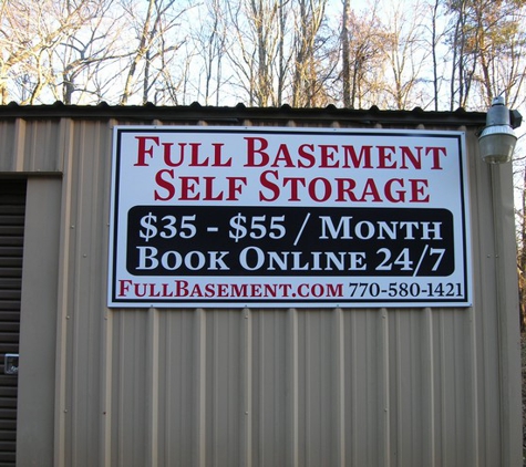 Full Basement Self Storage - Dahlonega, GA