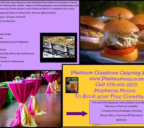 Platinum Creations Catering &Events - Jonesboro, GA