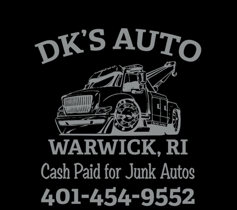 DK's Towing & Cash For Cars Auto Recycling - Warwick, RI