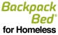 Backpack Bed For Homeless Logo