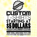 5 Dollar School Tees - Screen Printing