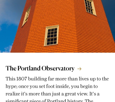 Portland Observatory - Portland, ME