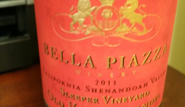 Bella Piazza Winery - Plymouth, CA. Mmmmmm....