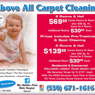 Above All Carpet Cleaning - Yuba City, CA