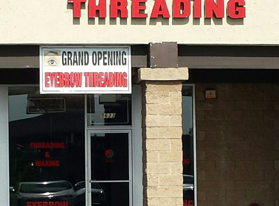 Rising Threading - Temple City, CA. Outside