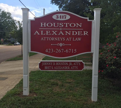 Houston & Alexander, PLLC - Chattanooga, TN. Houston & Alexander, PLLC - Sign in front of law office building