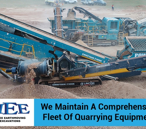 Mallee Quarries Pty Ltd - Merbein South, VIC. We Maintain A Comprehensive Fleet Of Quarrying Equipment