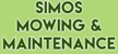 Simos Mowing & Maintenance Logo