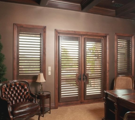 Benjamin Draperies - San Dimas, CA. Matching door and window shades