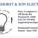 E.F. Langhorst & Son - Electricians