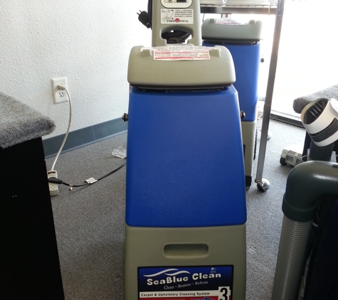 Vacuum Express - Arlington, TX. Great machines at great prices! Rent one today! "Experience the power of clean, SeaBlue Clean"
Customer service 817-657-3774