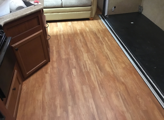 McCauley  Carpet Installations LLC - Manchester, CT. Vinyl Plank install for a camper