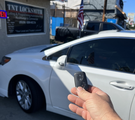 TNT Locksmith - Lakeside, CA. Spare keys made for a Lexus