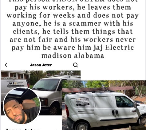 J.A.J. Restoring Electrical & Lighting Service - Madison, AL