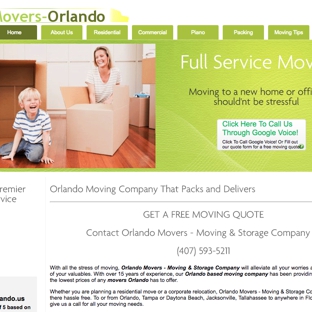 Orlando Movers - Orlando, FL. Orlando Movers - Moving & Storage Company
2728 Dade Ave.
Orlando, FL 32804
(407) 593-5211