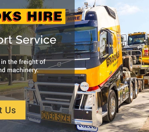 Brooks Hire Service Pty Ltd - Oxley, QLD. Transport Service