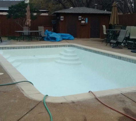 R & J Pool Spa & Deck Svc. Coping , tile and replaster