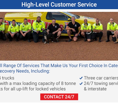 All States Towing - Queanbeyan East, NSW. High-Level Customer Service