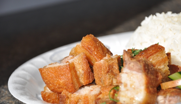 Art Alkobar Grill - Indio, CA. Lechon Kawali (Deep Fried Pork Belly)