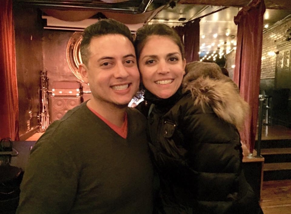 American Movie Company - New York, NY. Mike GONZALEZ on set with Cecily Strong