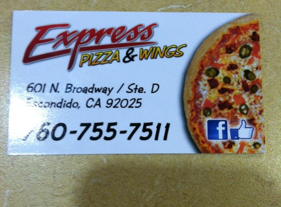 Express Pizza 'N Wings - Escondido, CA